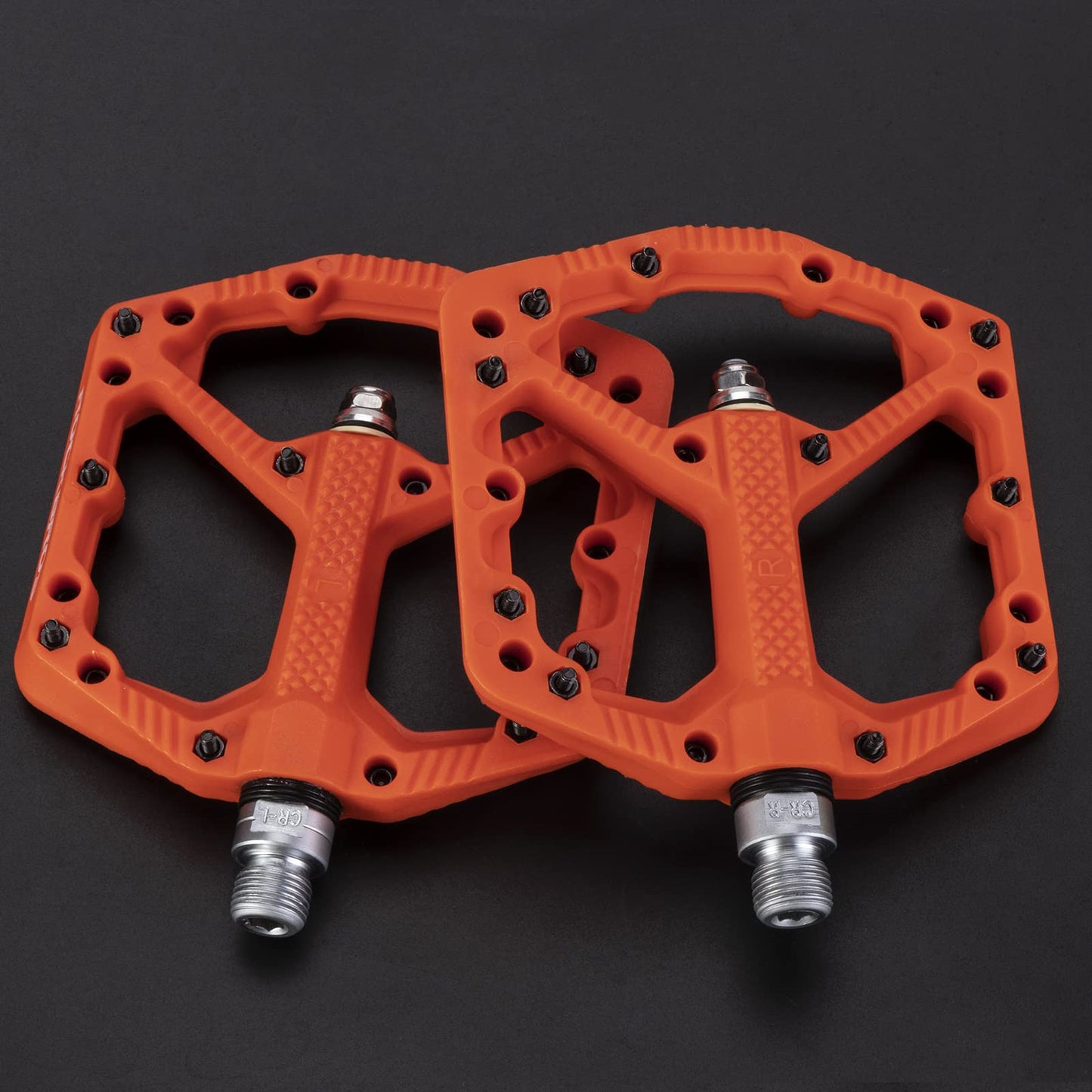 ROCKBROS Mountain Bike Pedals Flat MTB Pedals Nylon Fiber Bicycle Platform Pedals