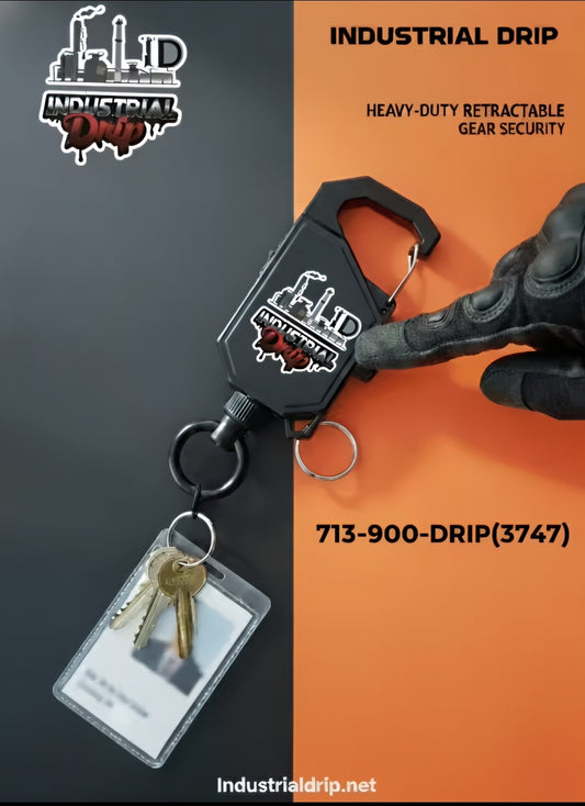 I.D. Retractable Square Carabiner for Multiple uses