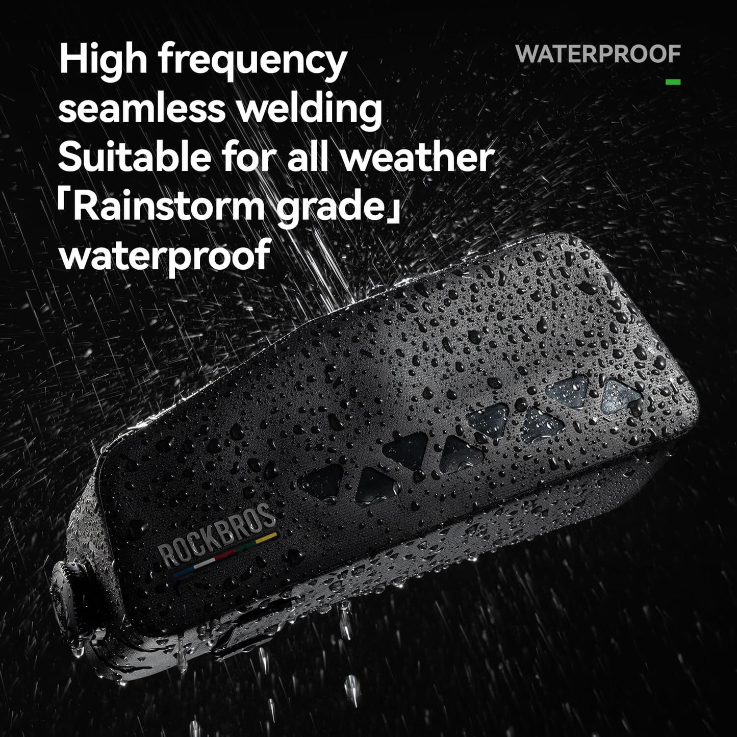 ROCKBROS 1L 100% Waterproof Bike Frame Bag Road To Sky