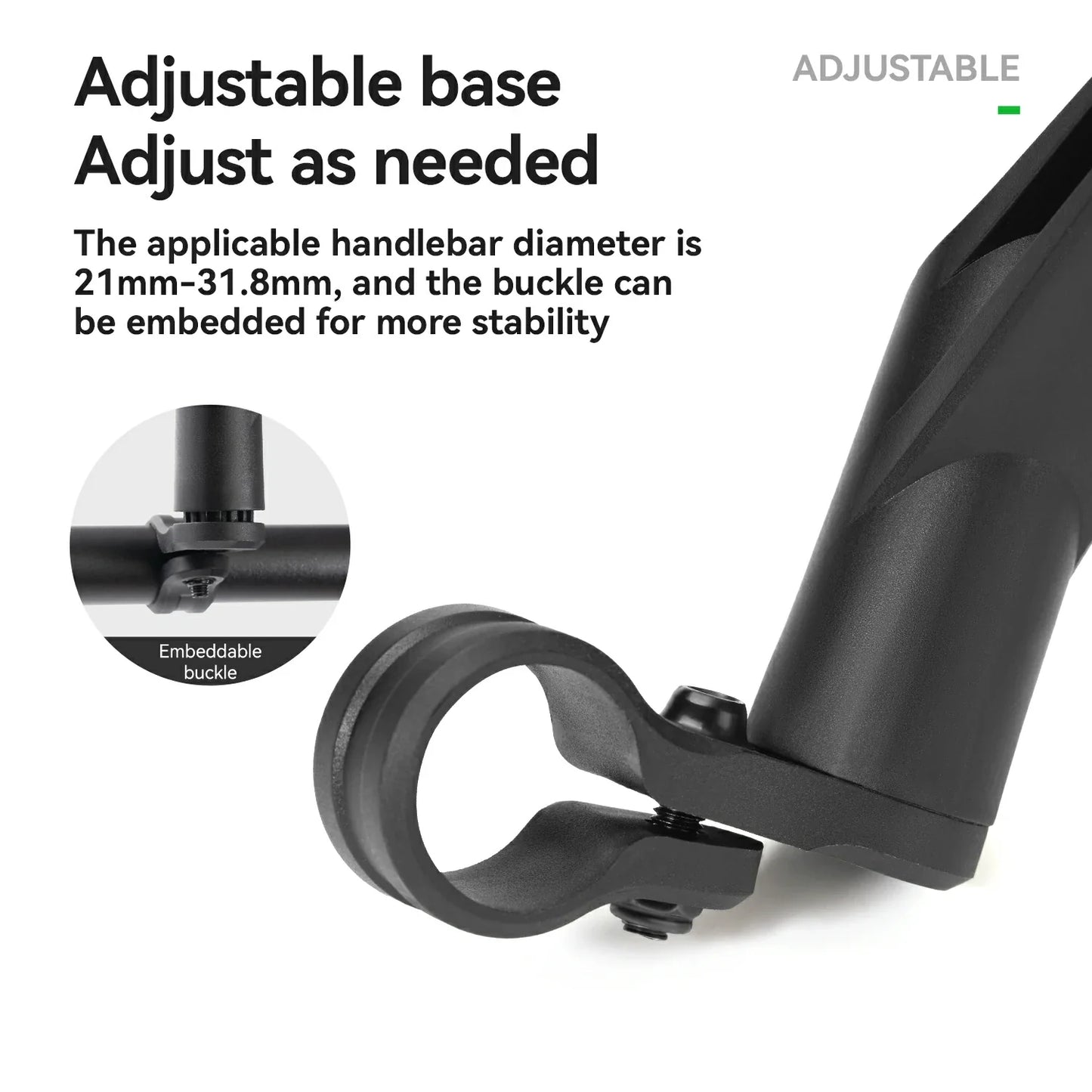 Adjustable Handlebar Bike Rearview Mirror Mirror with Anti-Glare Glass