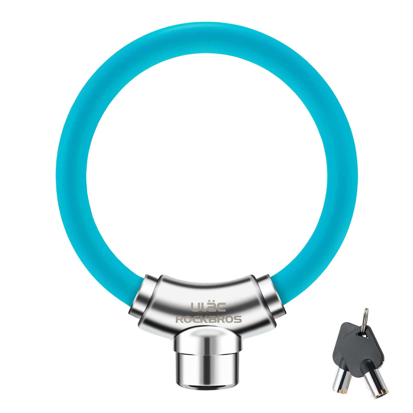 ROCKBROS Anti-Theft Bike Cable Lock Portable Key Lock Rustproof