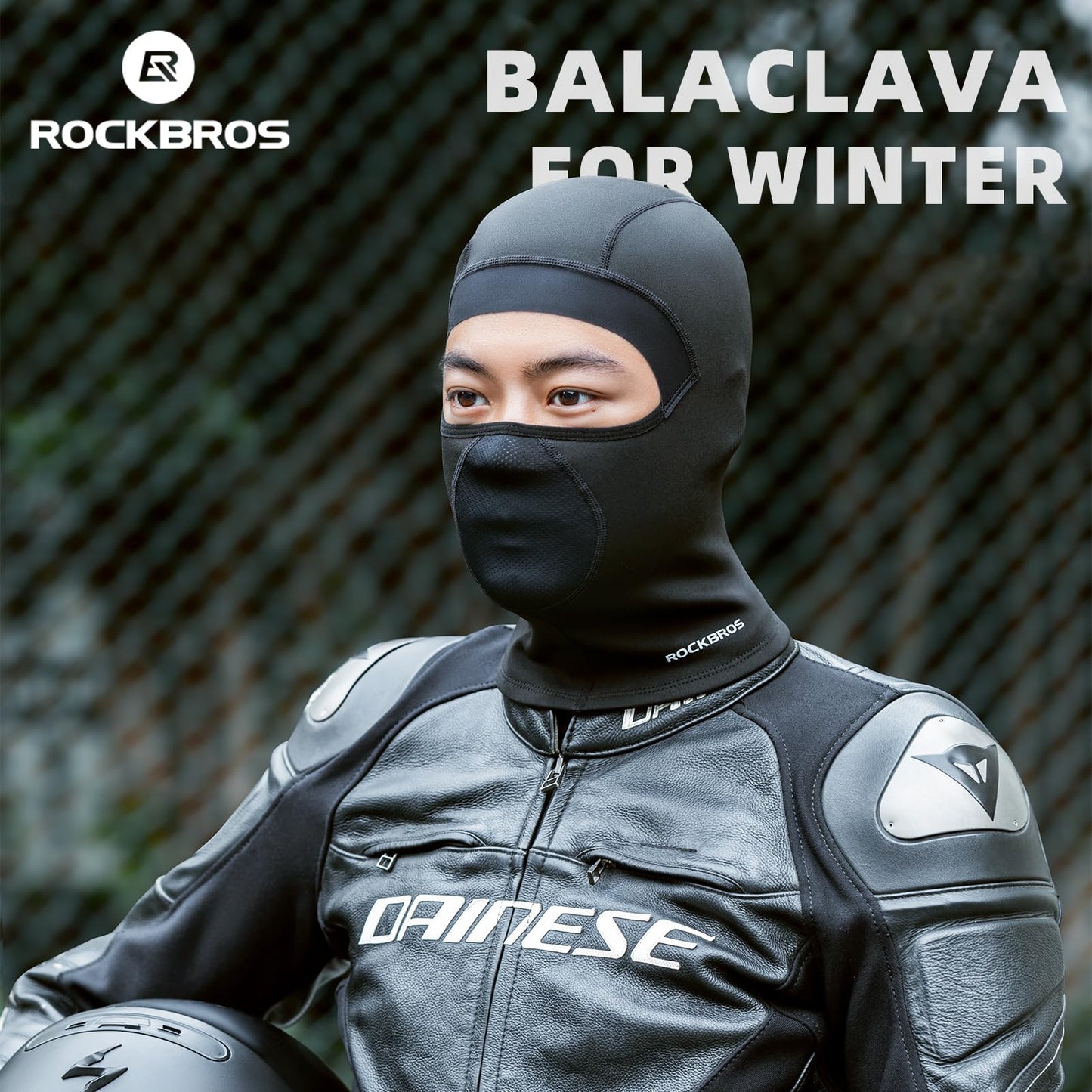 ROCKBROS Balaclava Ski Thermal Windproof Full Face Head Mask for Cold Weather