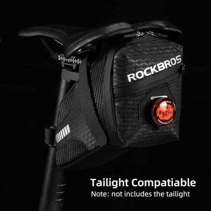 ROCKBROS Bike Saddle Bag  Under Seat 1.5L Cycling Accessories Storage Pouch