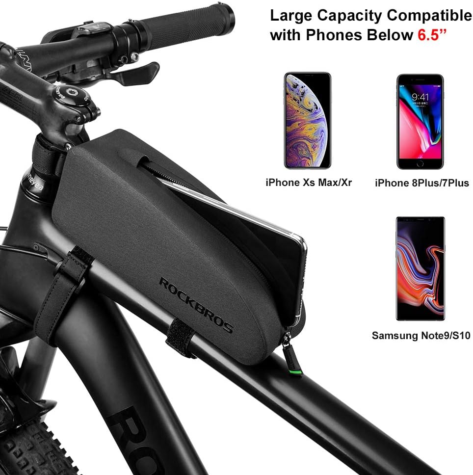 ROCKBROS Bike Top Tube Bag Bicycle Front Frame Bag Cycling Accessories