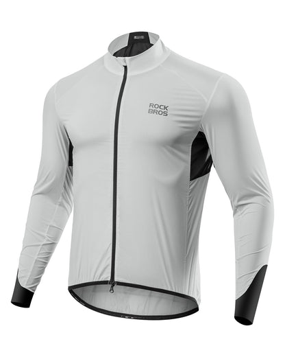 ROCKBROS Lightweight Reflective Windbreaker Running Cycling Jacket Women Men