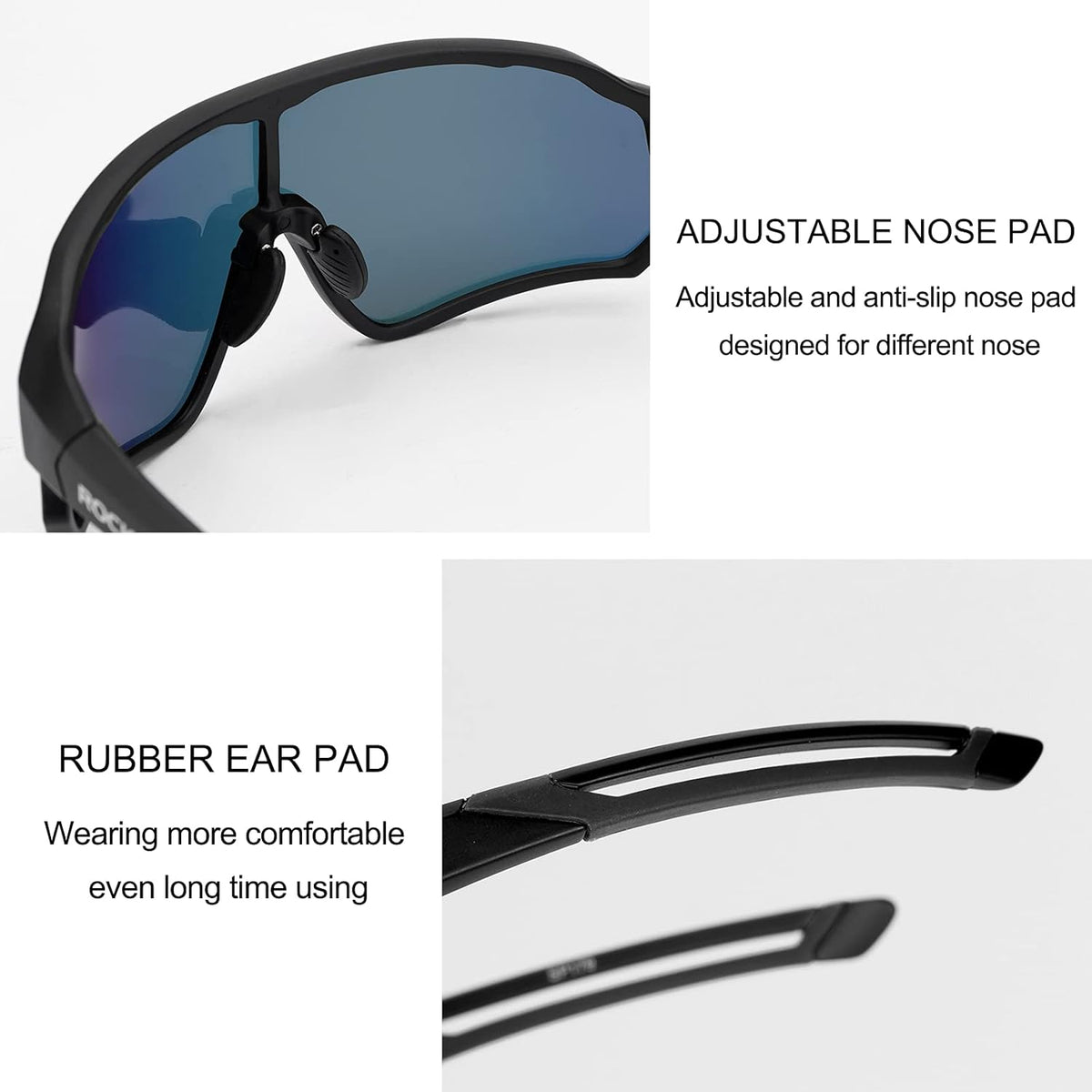 ROCKBROS Polarized Sunglasses UV Protection for Women Men Cycling