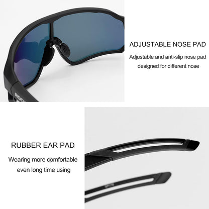 ROCKBROS Polarized Sunglasses UV Protection for Women Men Cycling