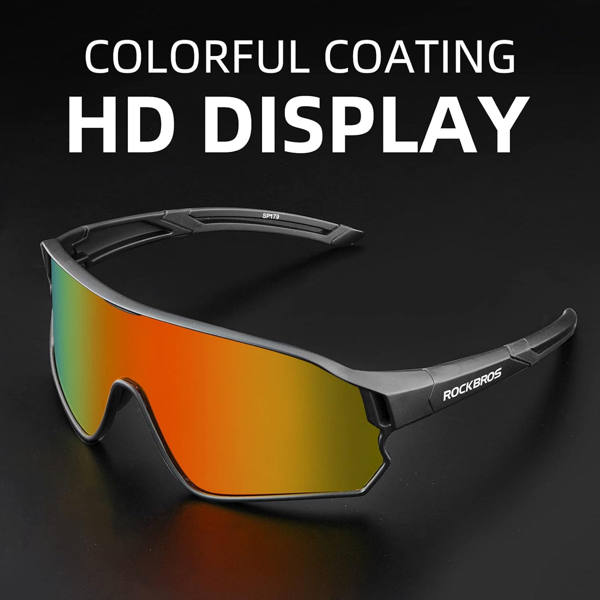 ROCKBROS Polarized Sunglasses UV Protection for Women Men Cycling