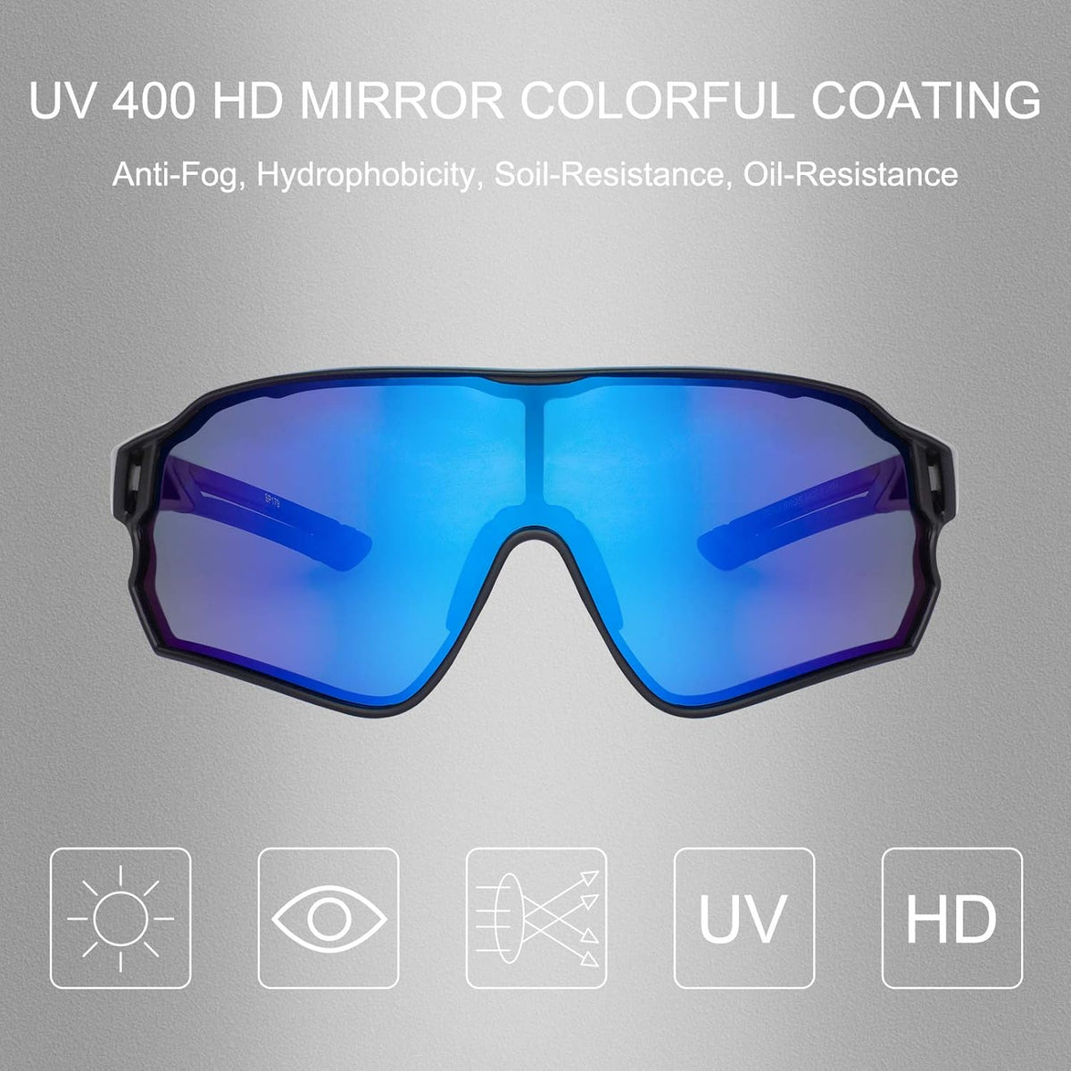 ROCKBROS Polarized Sunglasses UV Protection for Women Men Cycling