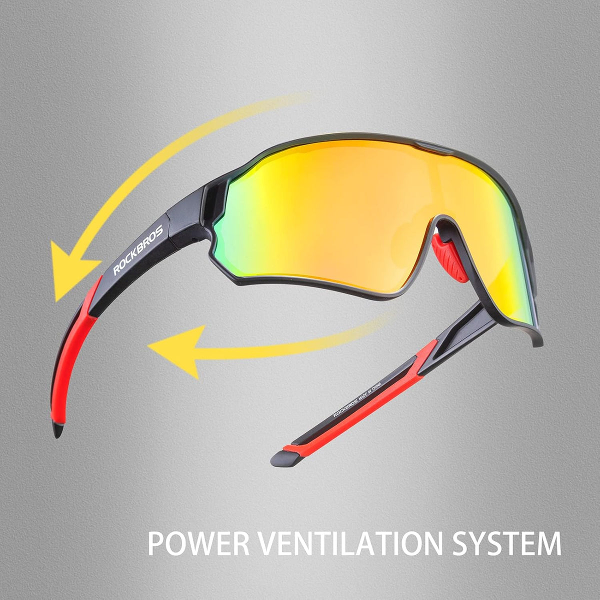 ROCKBROS Polarized Sunglasses UV Protection for Women Men Cycling