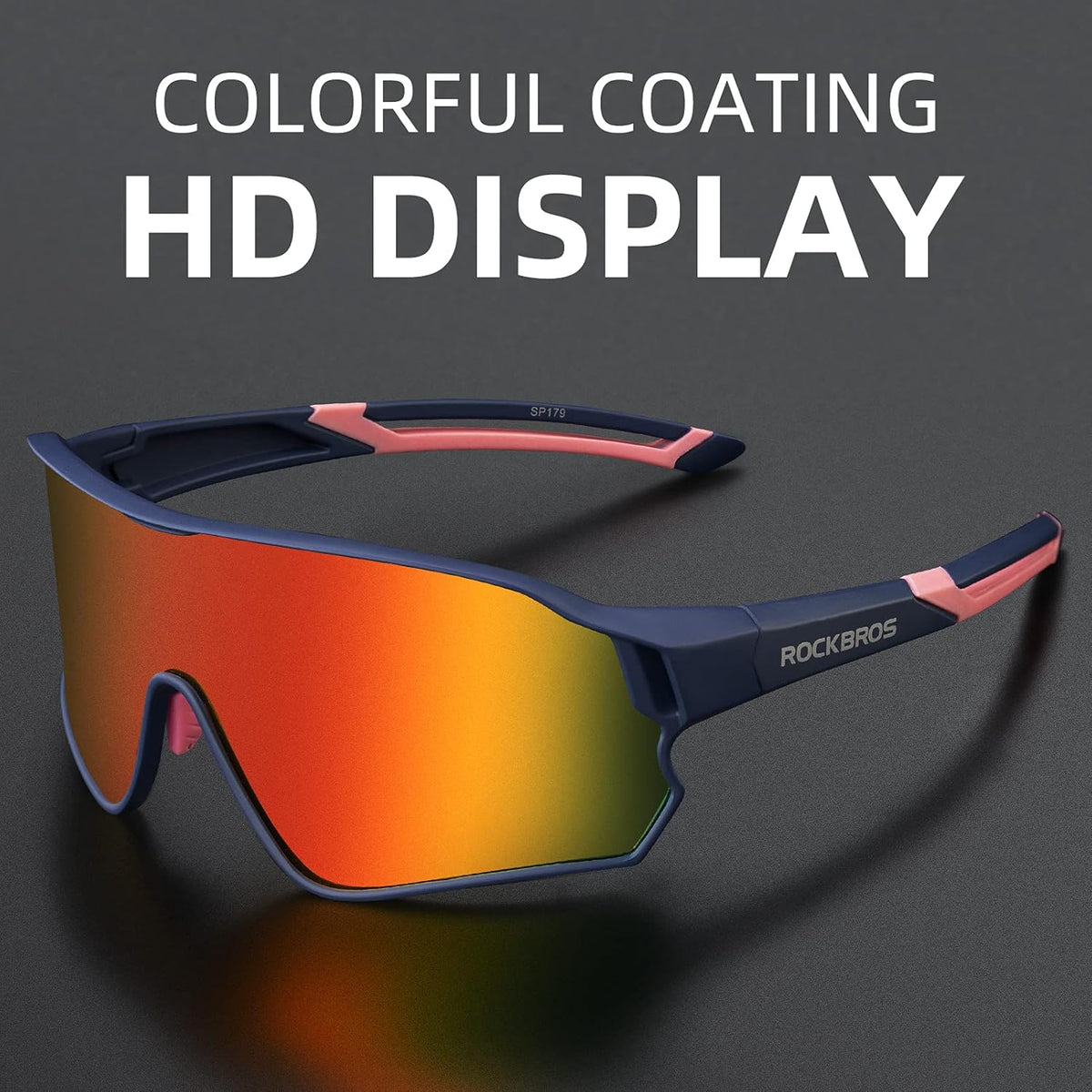 ROCKBROS Polarized Sunglasses UV Protection for Women Men Cycling