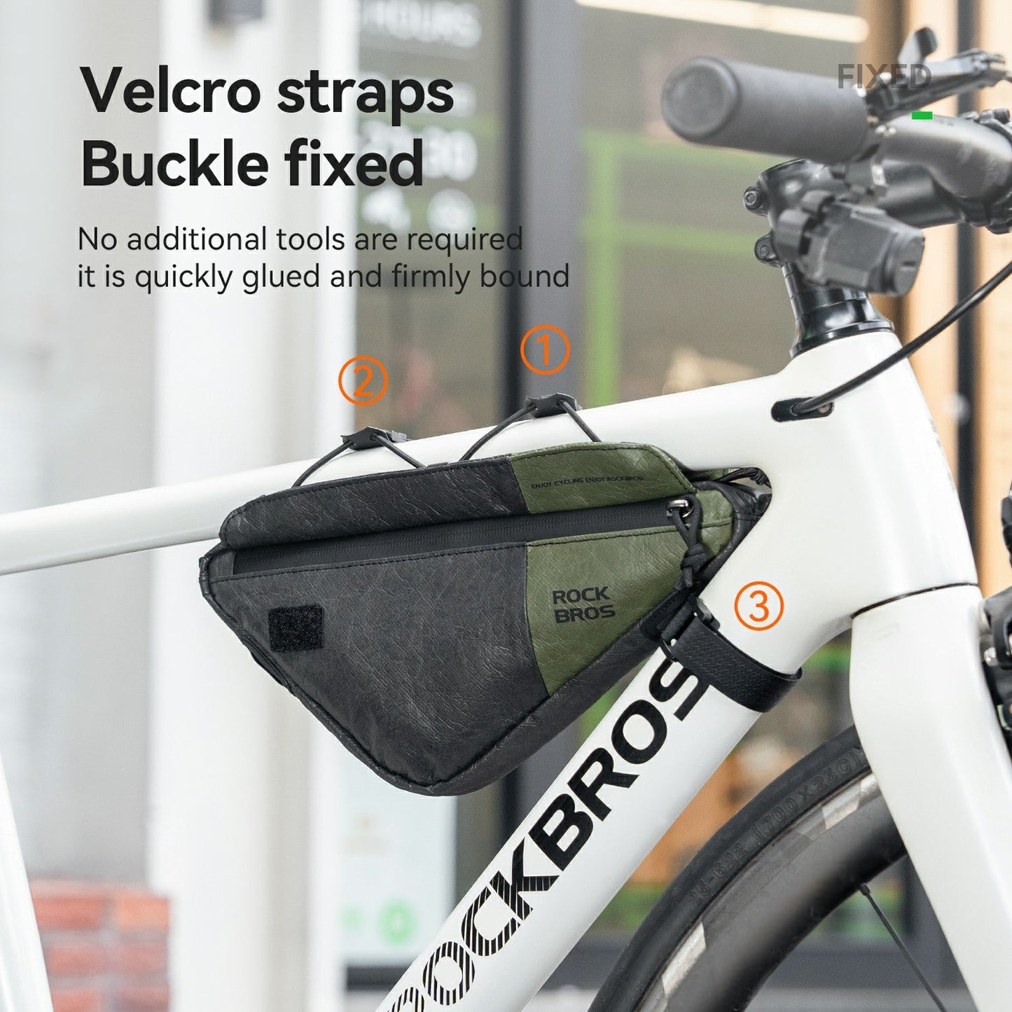 Sustainable Eco-Friendly Bike Triangle Bag Frame Bag 0.7L
