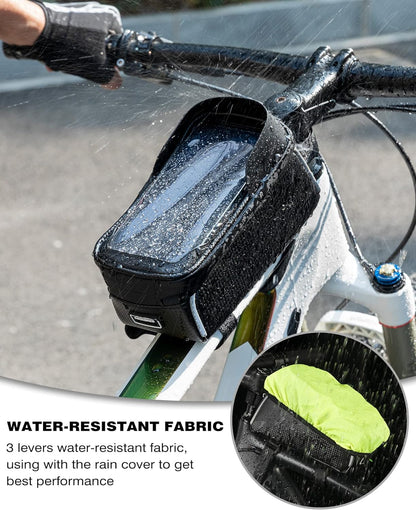 ROCKBROS Waterproof Bike Frame Bag for Phones & Gear