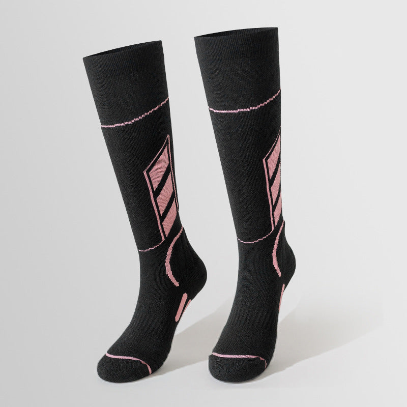 Sport's House Sports Parent Tube Thickened Woolen Hoop Mountaineering Merino Wool Skiing Socks