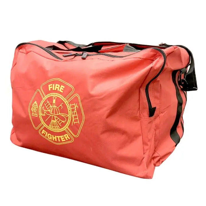 Safety Main BRLBC-15017 Deluxe Firefighter Gear Bag, Red, 1 Each