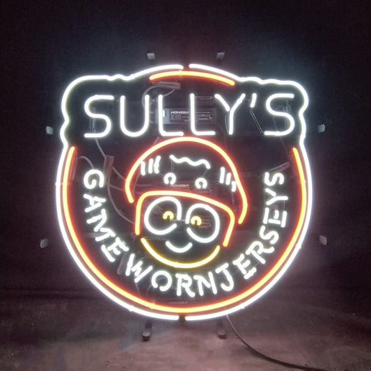 Sully's Game Worn Jerseys Neon Signs