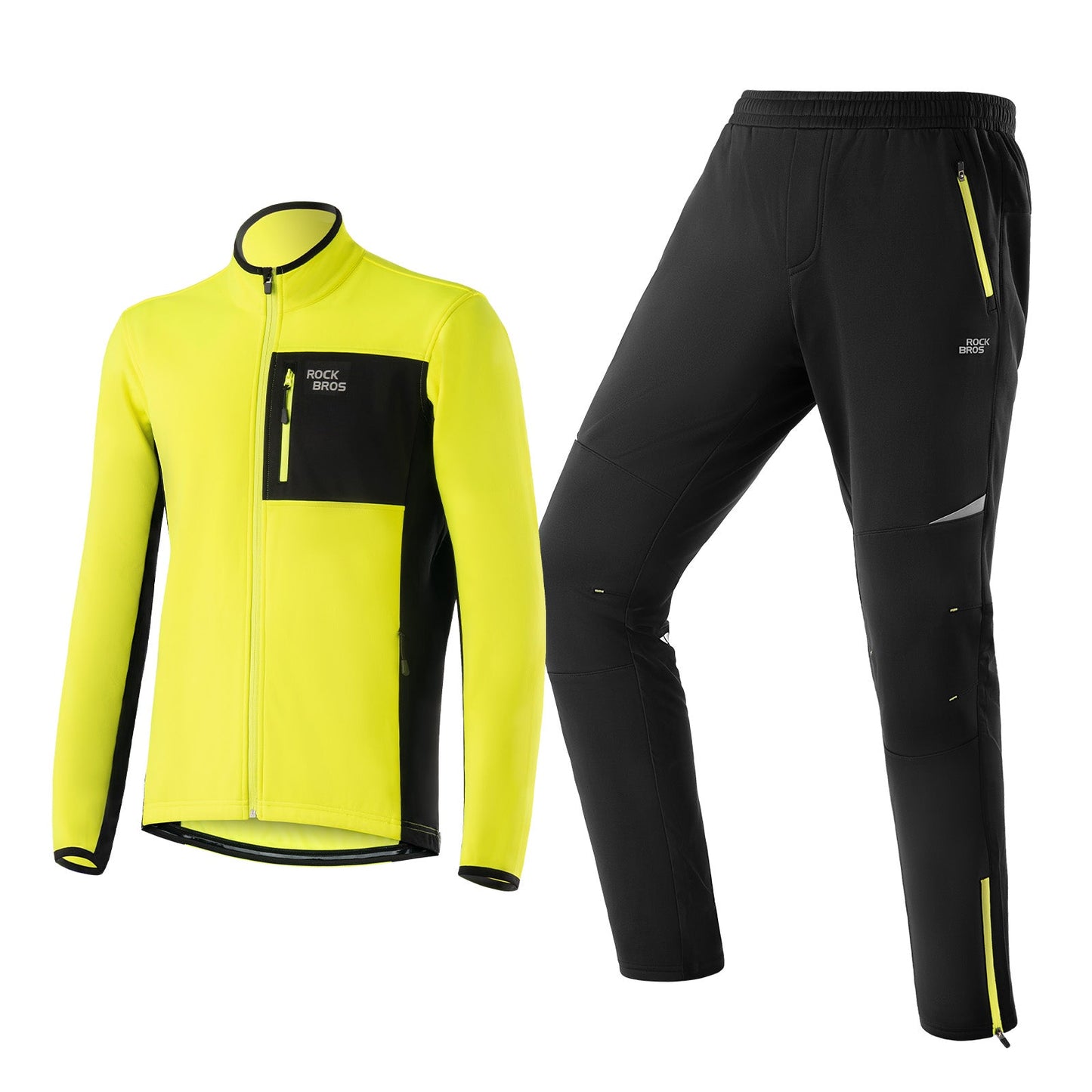 Men's Cycling Jacket & Pants Set Winter