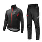 Winter Jacket & Pants Men's Windproof Cycling Suit